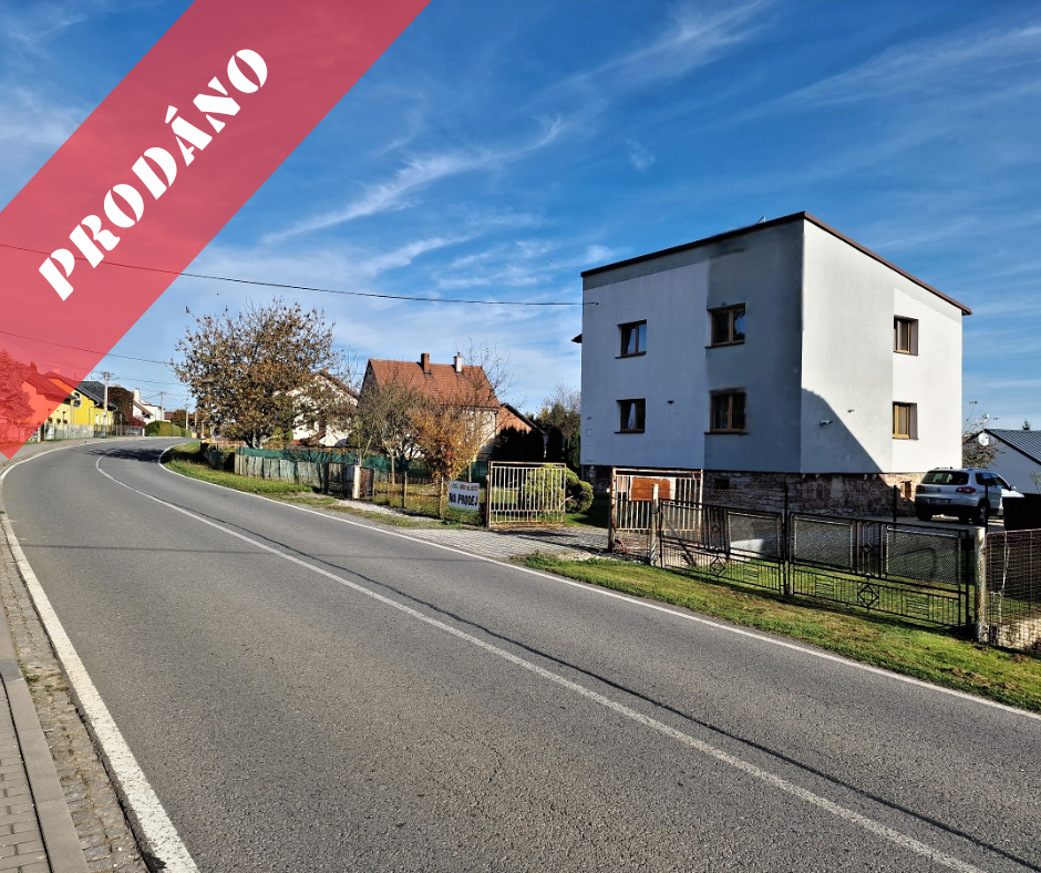 Prodej RD 2x 3+1 s garáží, pouze 5km od Brušperku