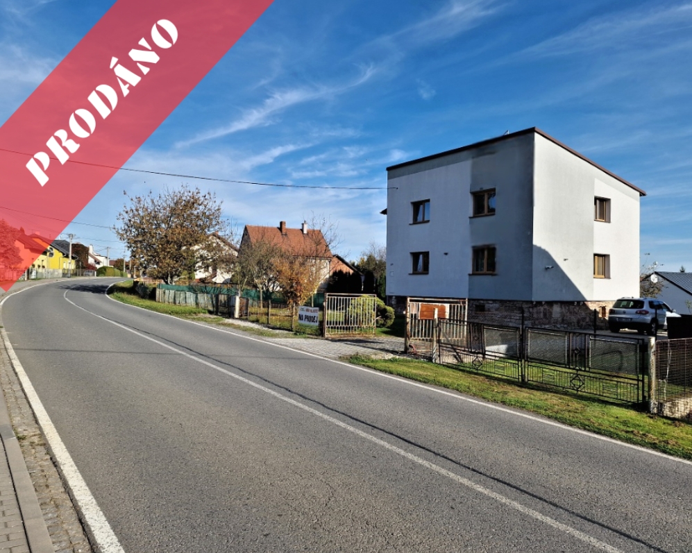 Prodej RD 2x 3+1 s garáží, pouze 5km od Brušperku